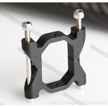 CNC Octagon karbonika Fibre Tube Aluminum Clamp